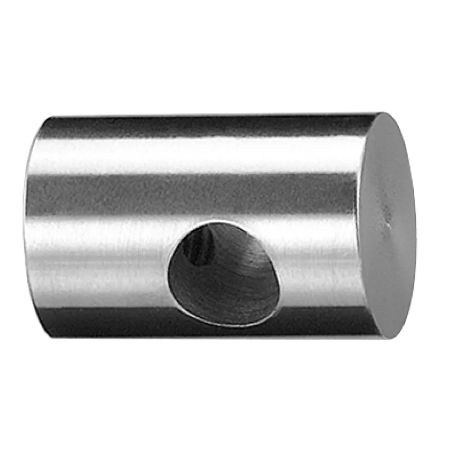 Rod-rope connector with one internal thread