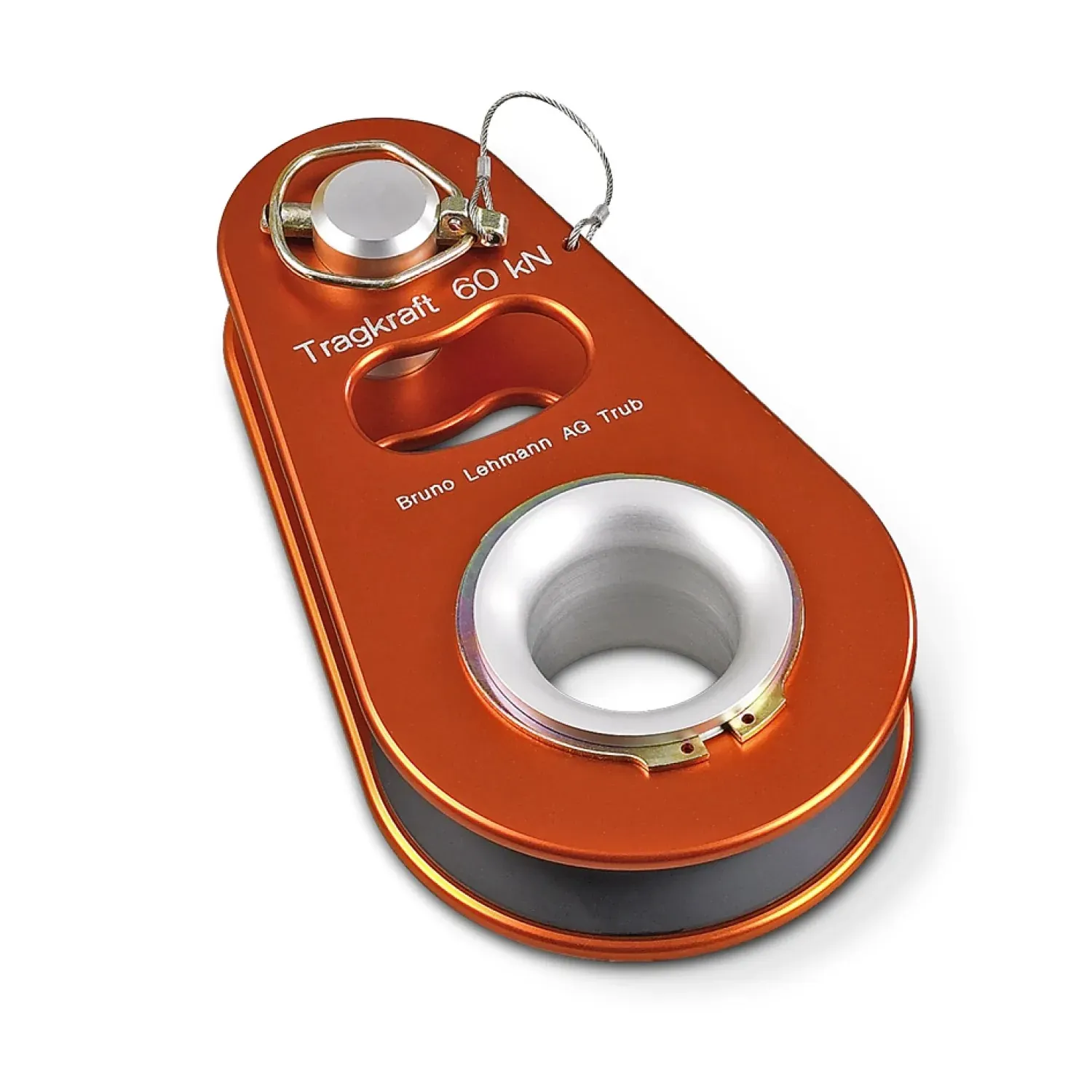 Rope pulley 1-roller, with plain bearing 60 kN
