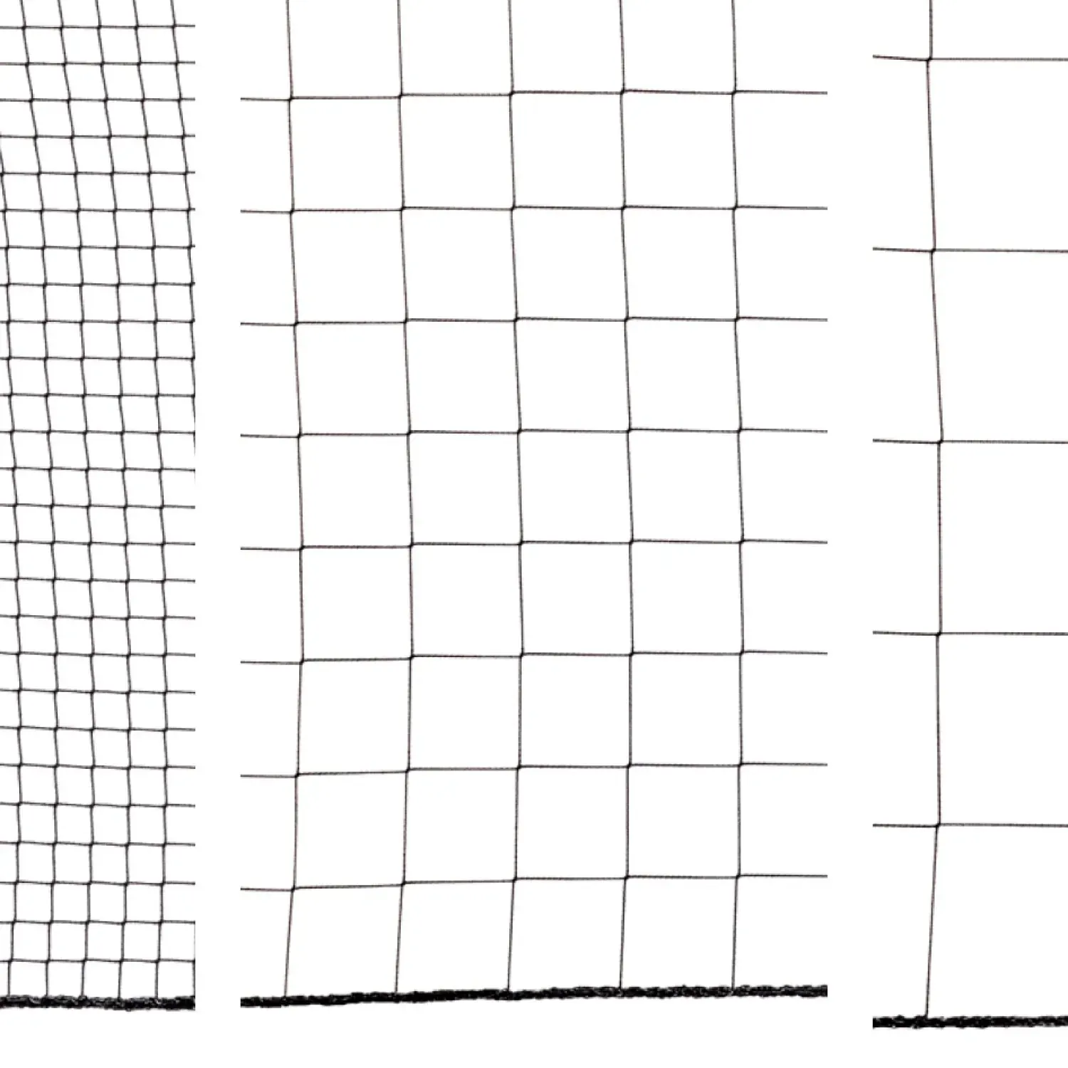 Safety and fall stop net with a reinforced selvedge Ø 1.5 mm, made of polypropylene