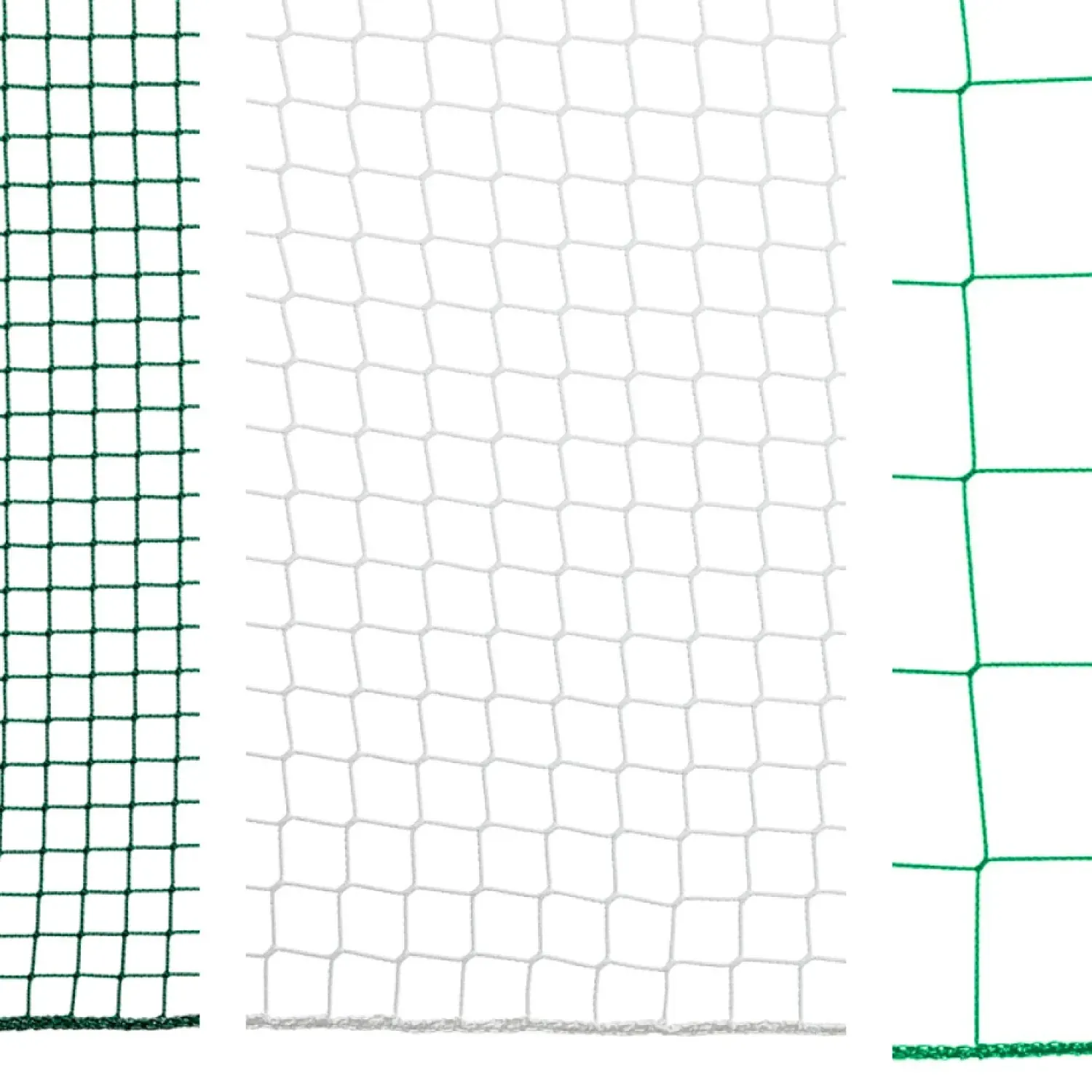 Safety and fall stop net with a reinforced selvedge Ø 2.3 mm, made of polypropylene
