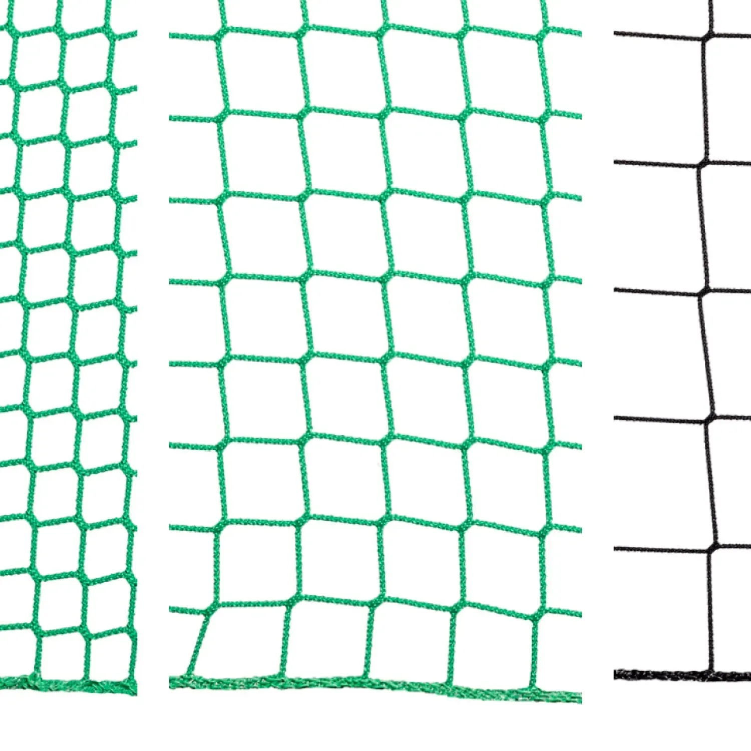 Safety and fall stop net with a reinforced selvedge Ø 4 mm, made of polypropylene