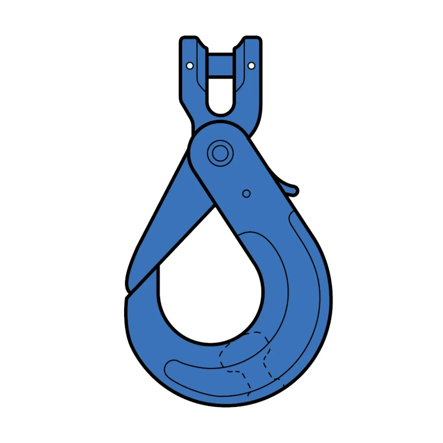 Safety hook with clevis class 10