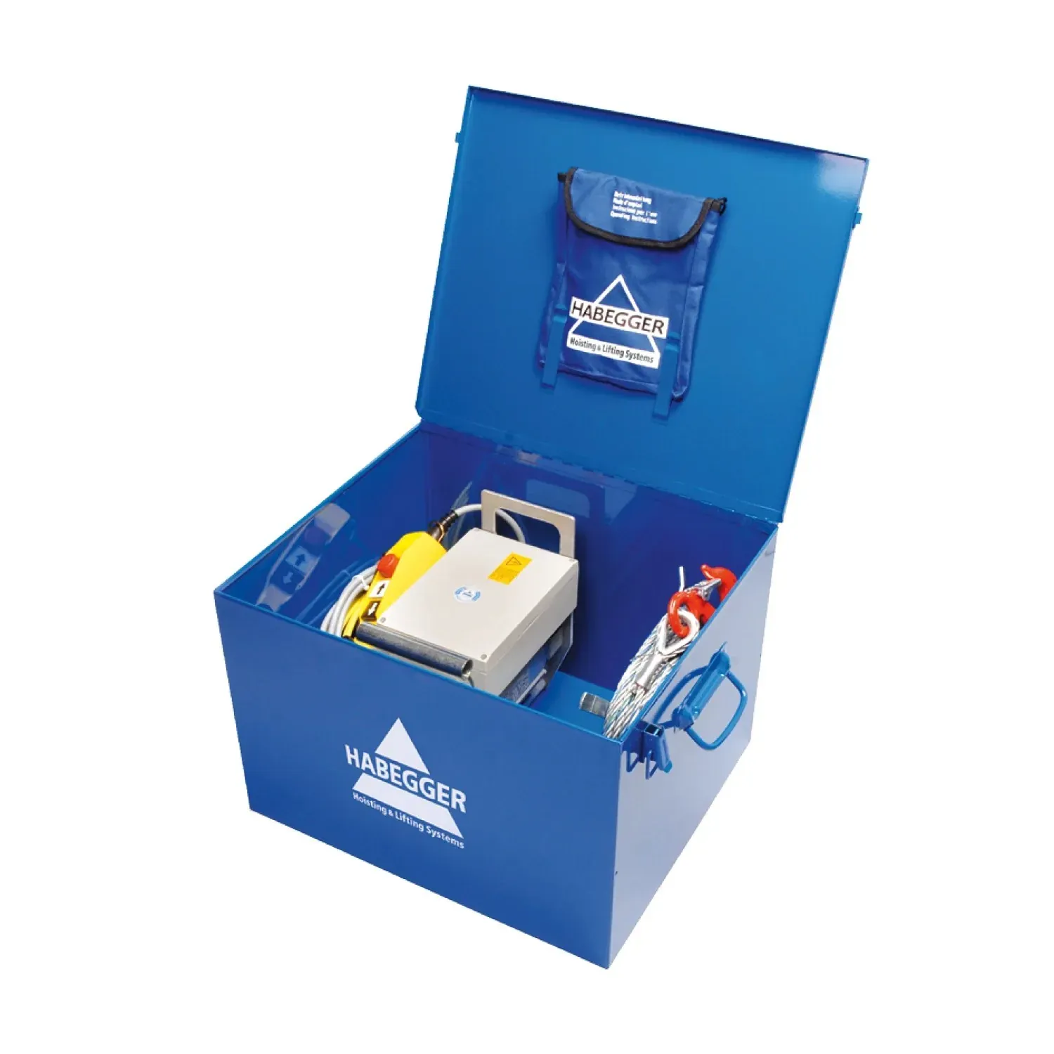Storage box for Habegger HIT-TRAC 8E