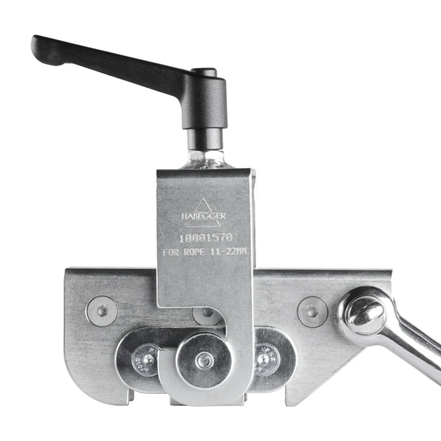 Straightener for circular wire strand rope