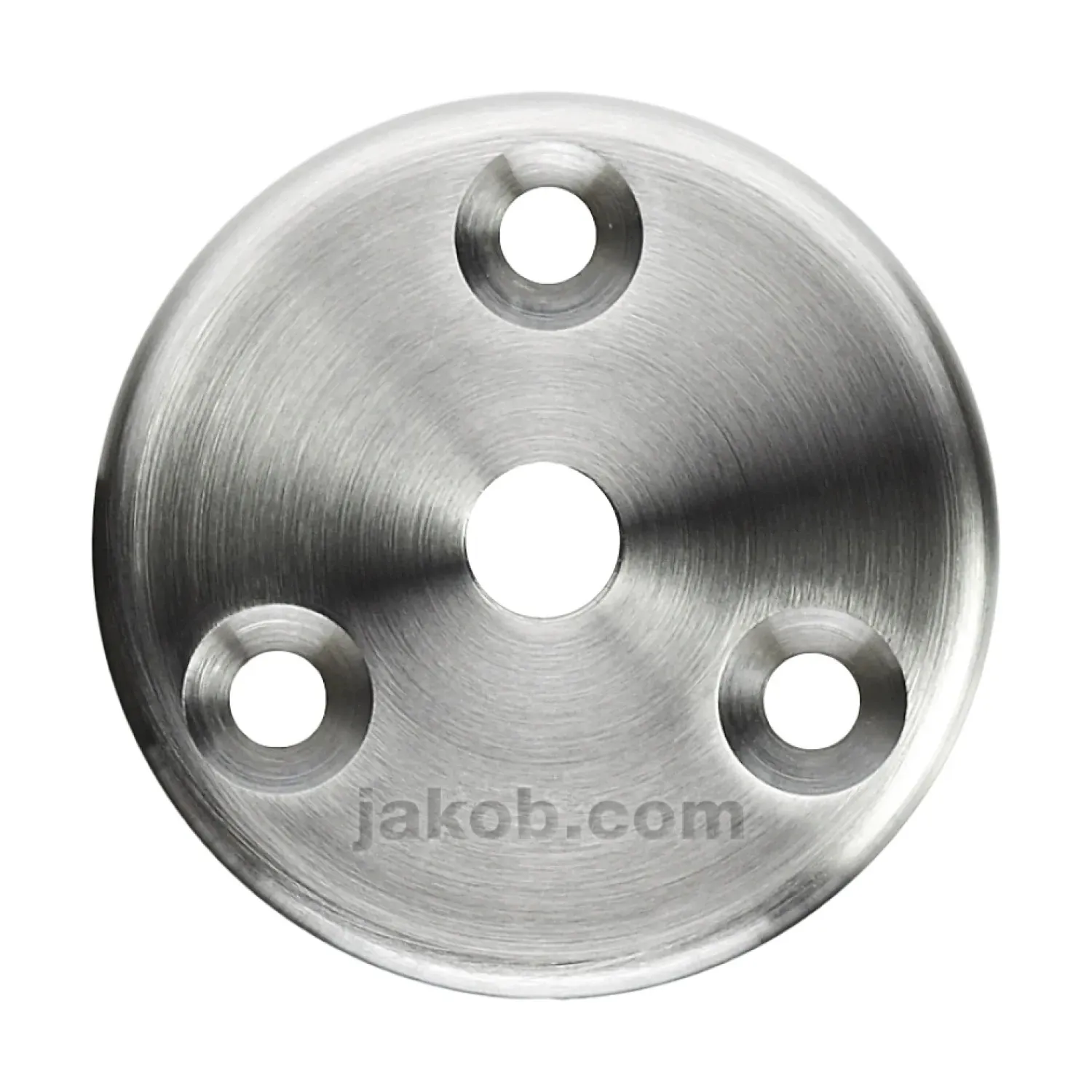 Support disk with 3 countersunk holes and drilling Ø 9 mm