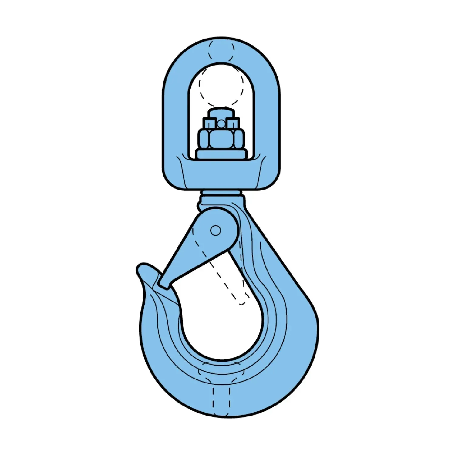 Swivel hook Sika, type WHS