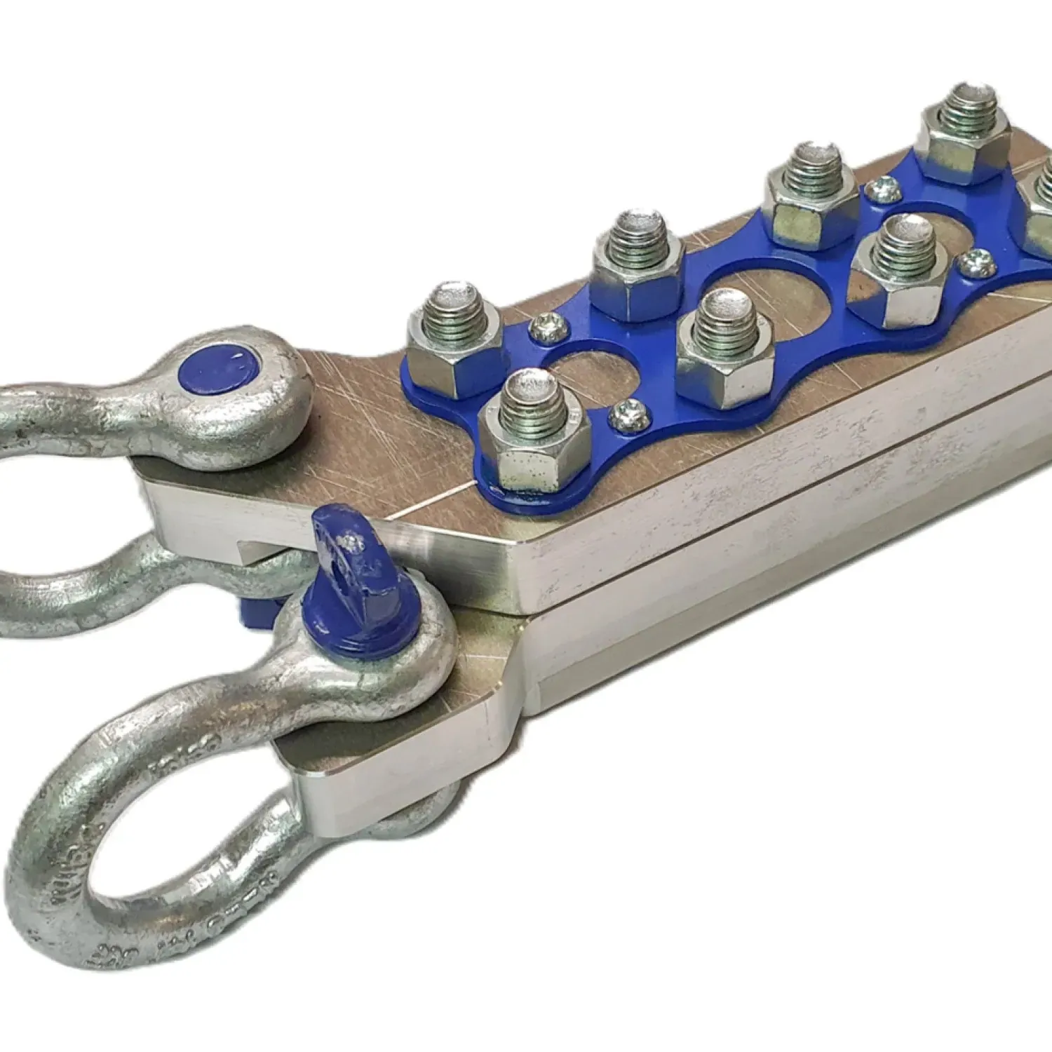 Tensioner clamp incl. 2 shackles