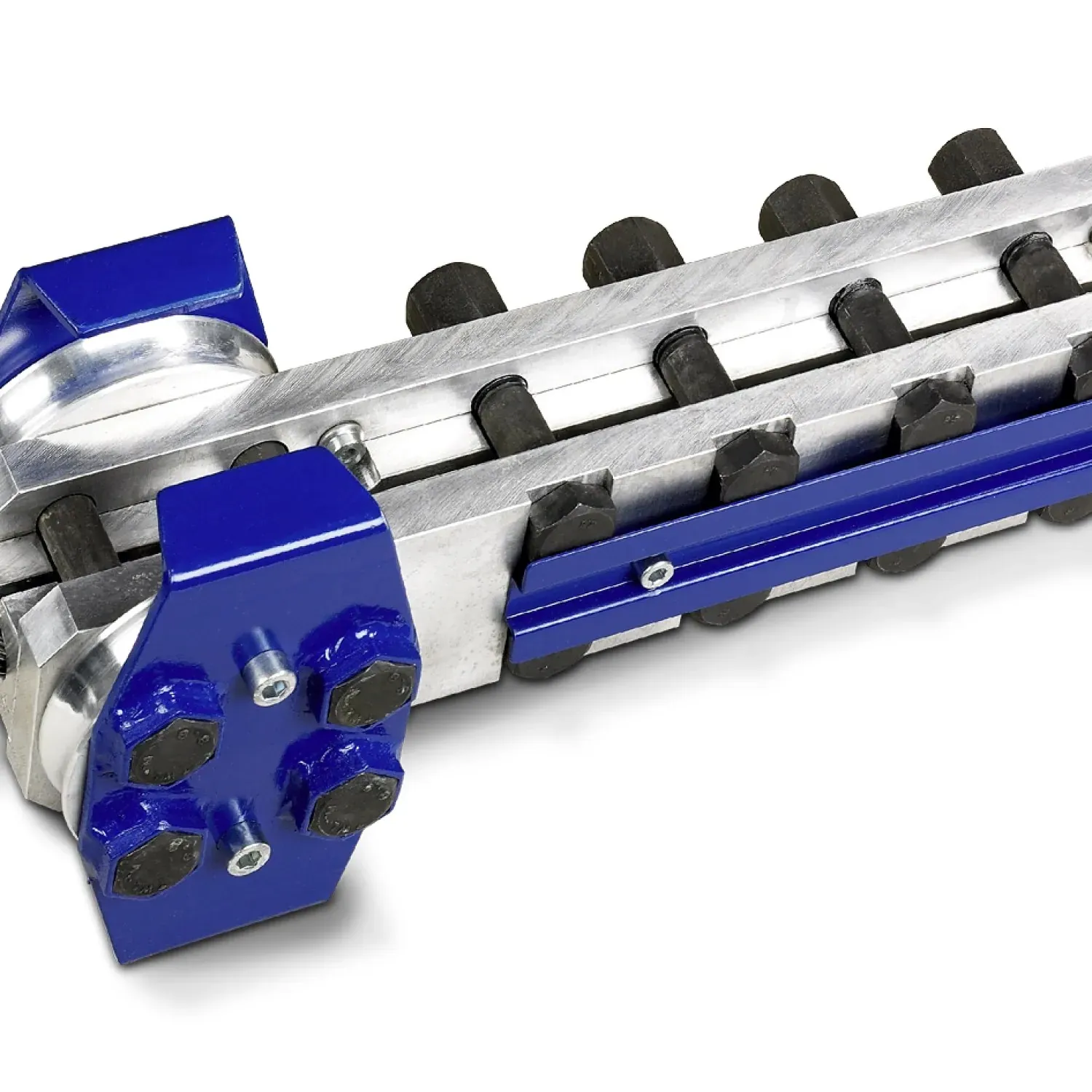 Tensioner clamp with 1 pair of rope bed rails