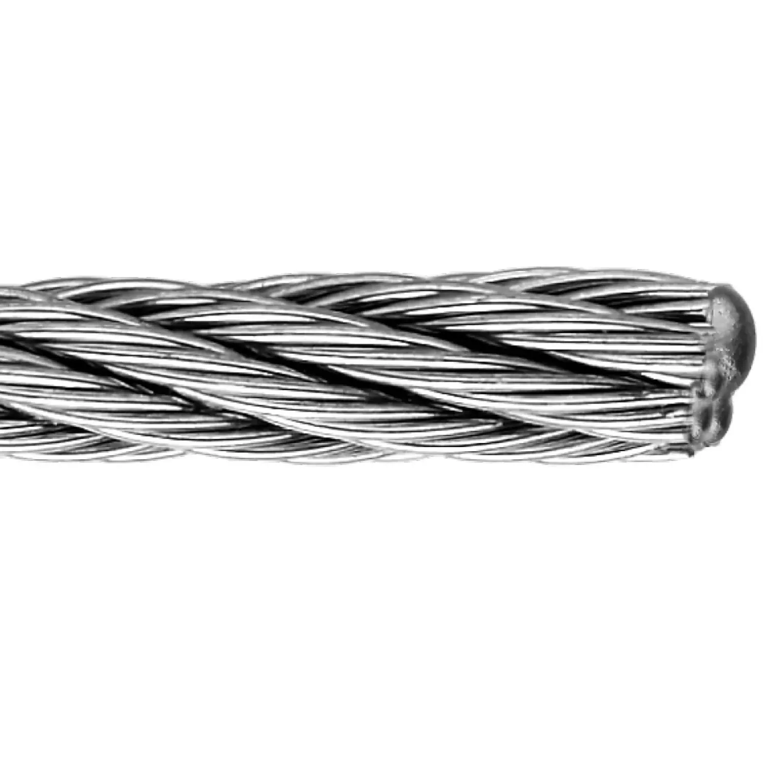 Thermo setting of wire rope