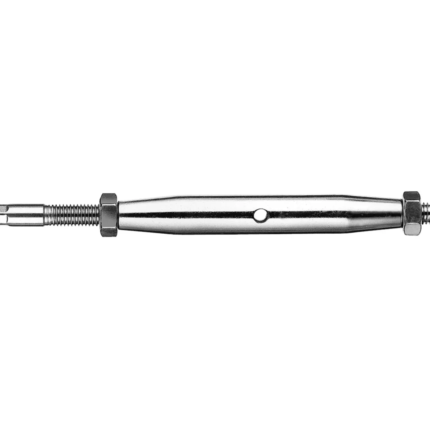 Turnbuckle with clevis swaged for rope Ø 2 - 12 mm