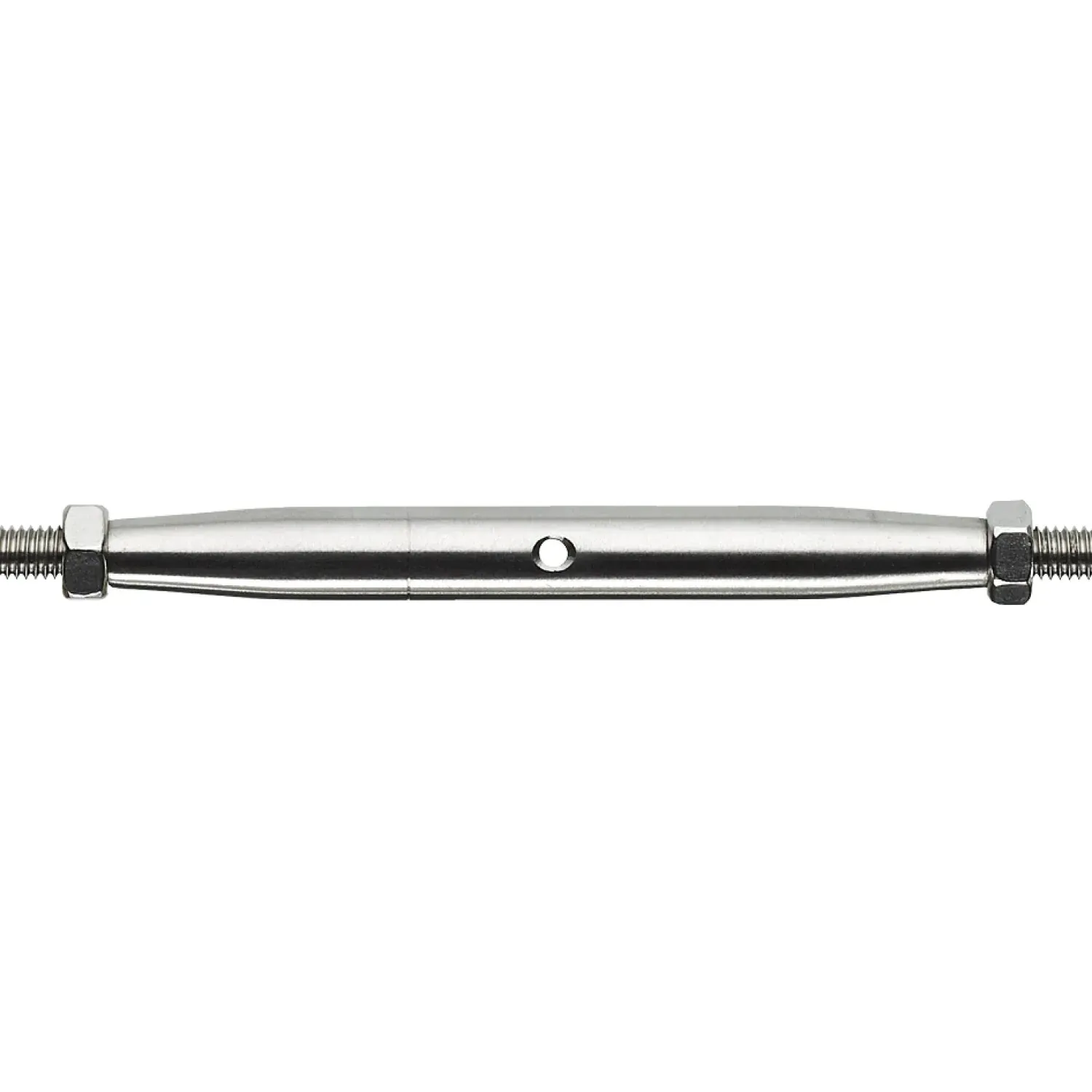 Turnbuckle with external thread end Univiss round swaged