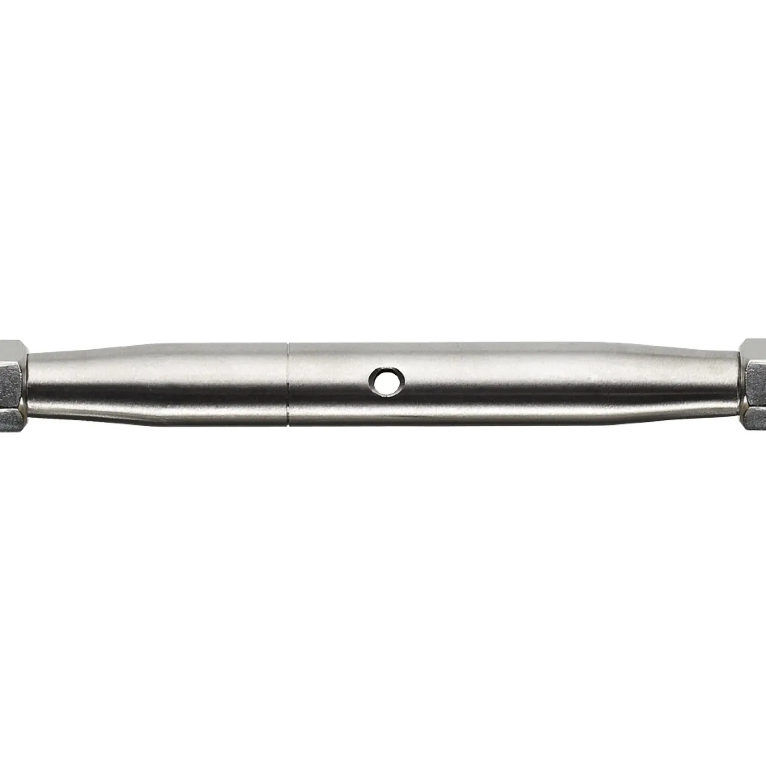Turnbuckle with external thread end Vissline round swaged