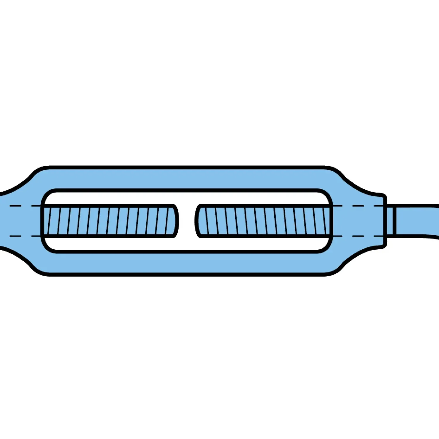 Turnbuckle with hook and eye stainless steel