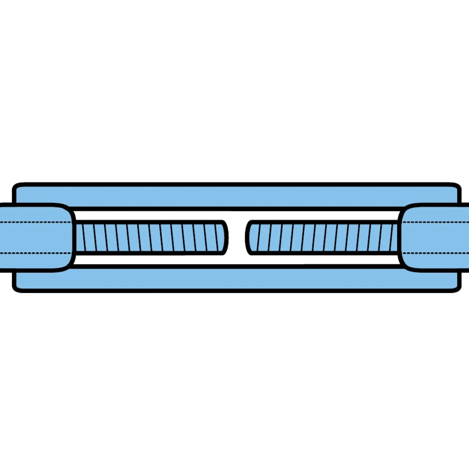 Turnbuckle with hook/eye metrisch