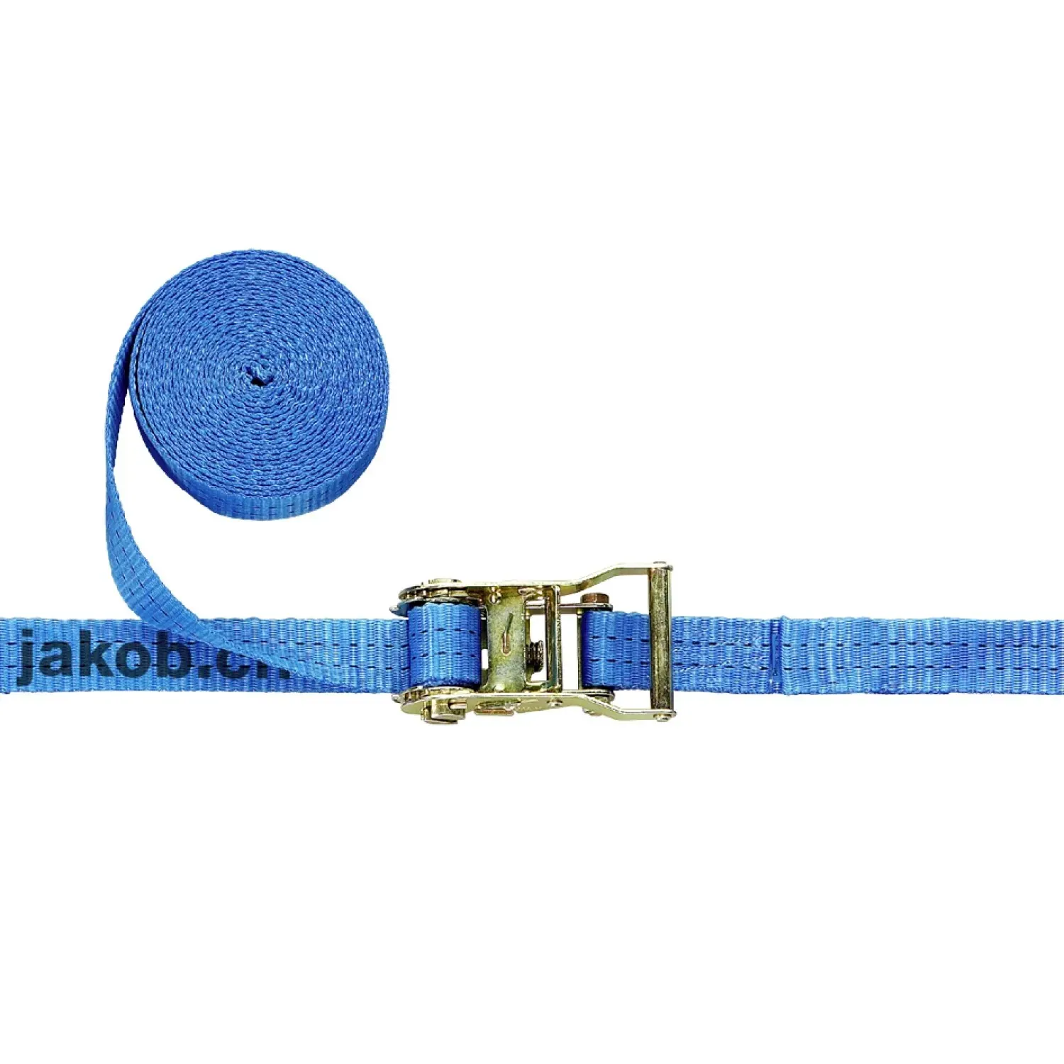 Two-piece pressure ratchet strap assemblies R-150 with 2-part pressure ratchet and claw hook
