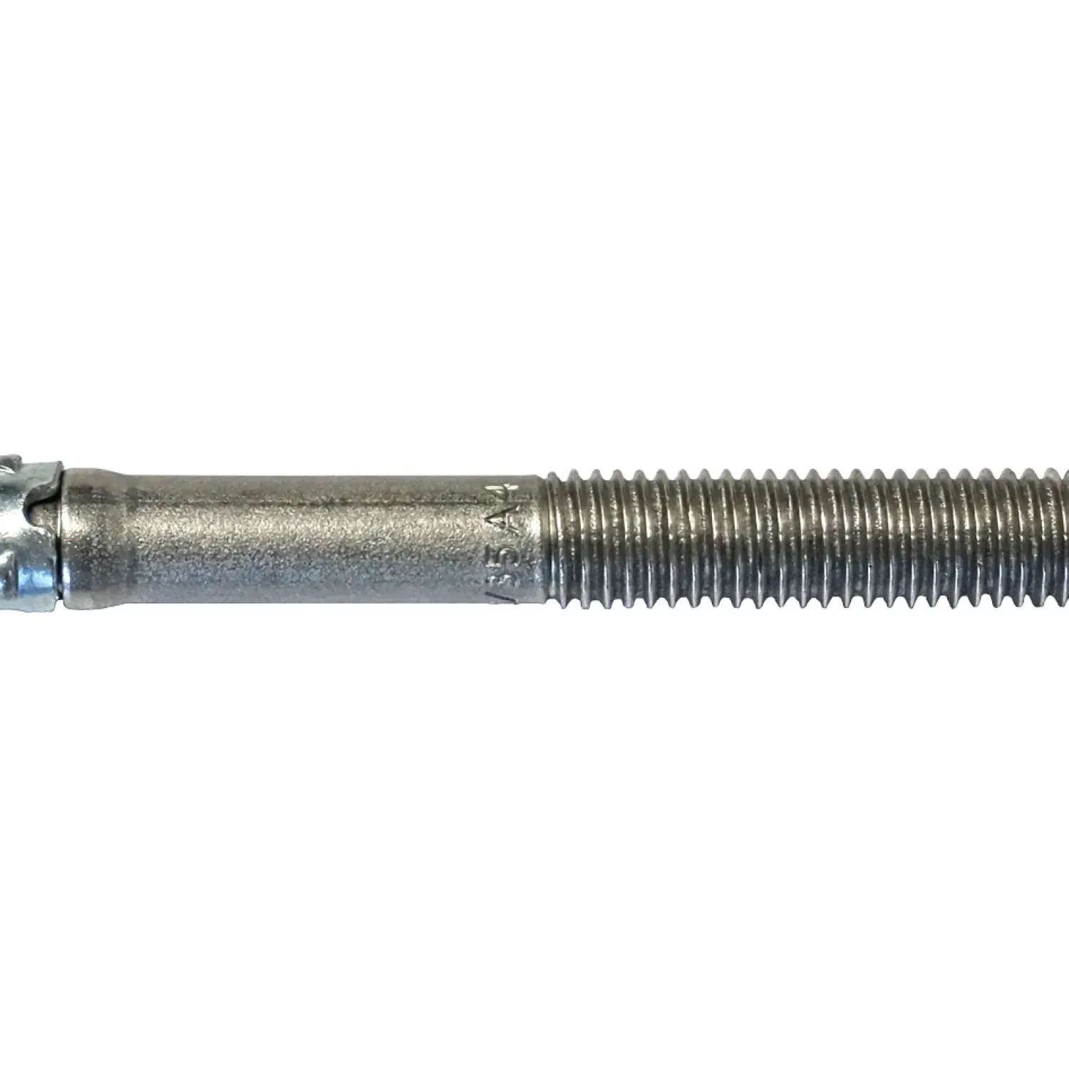 Wall anchor with external thread steel