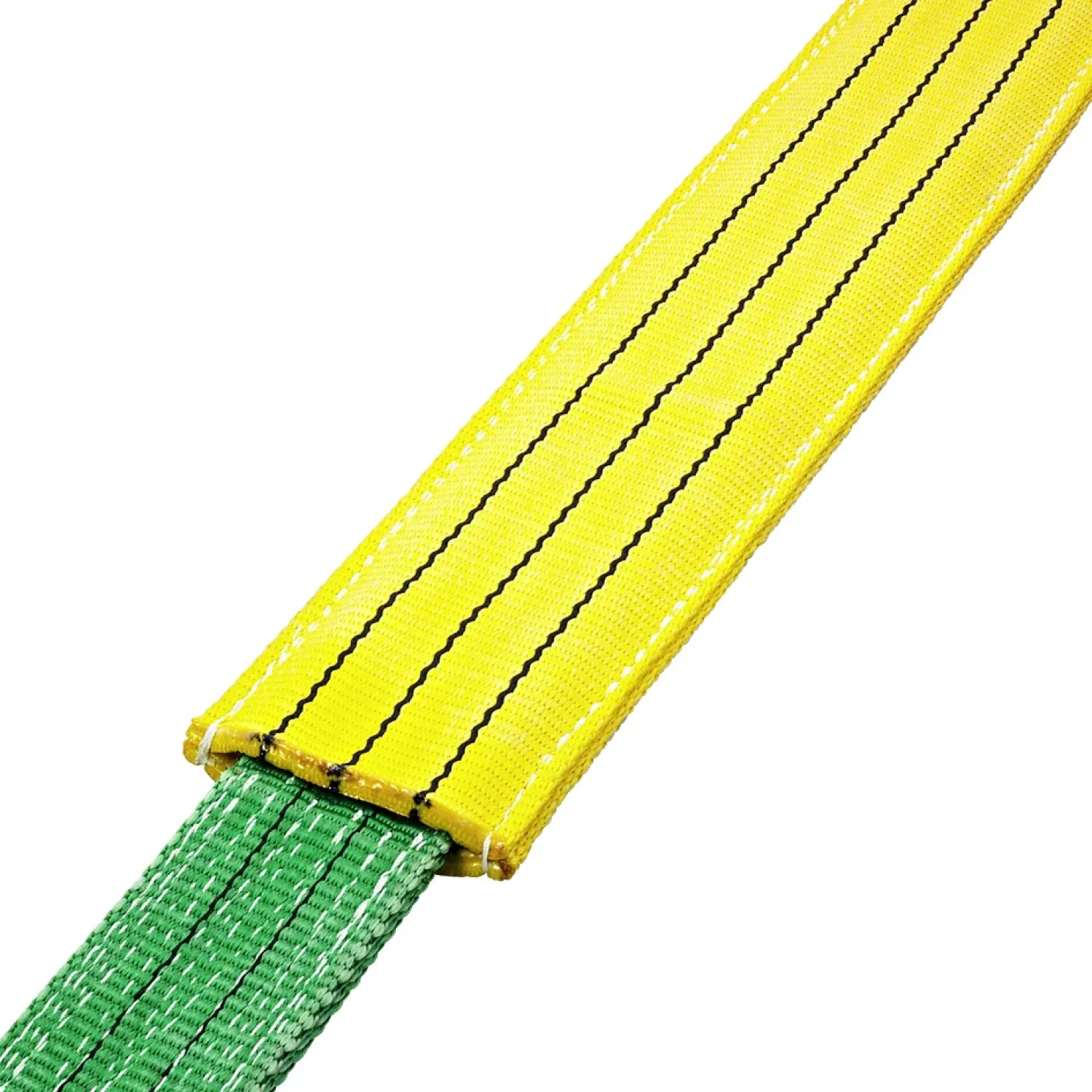 Wear pad for lifting web sling slidable