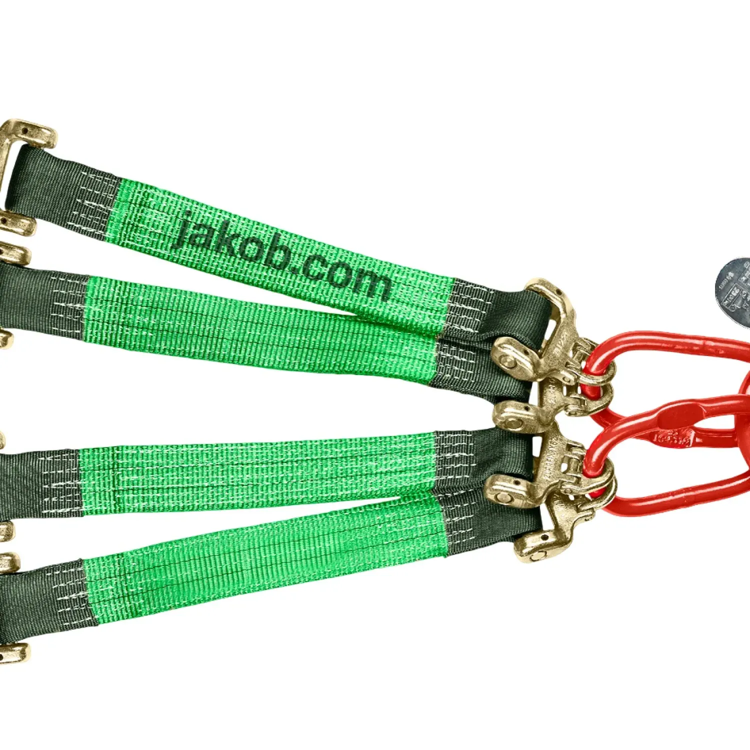 Web sling four-leg