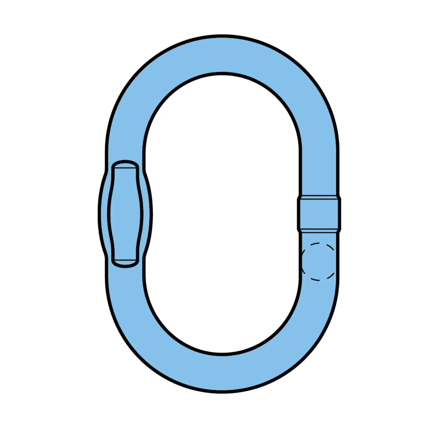 Welded ring for hoisting Stainless steel