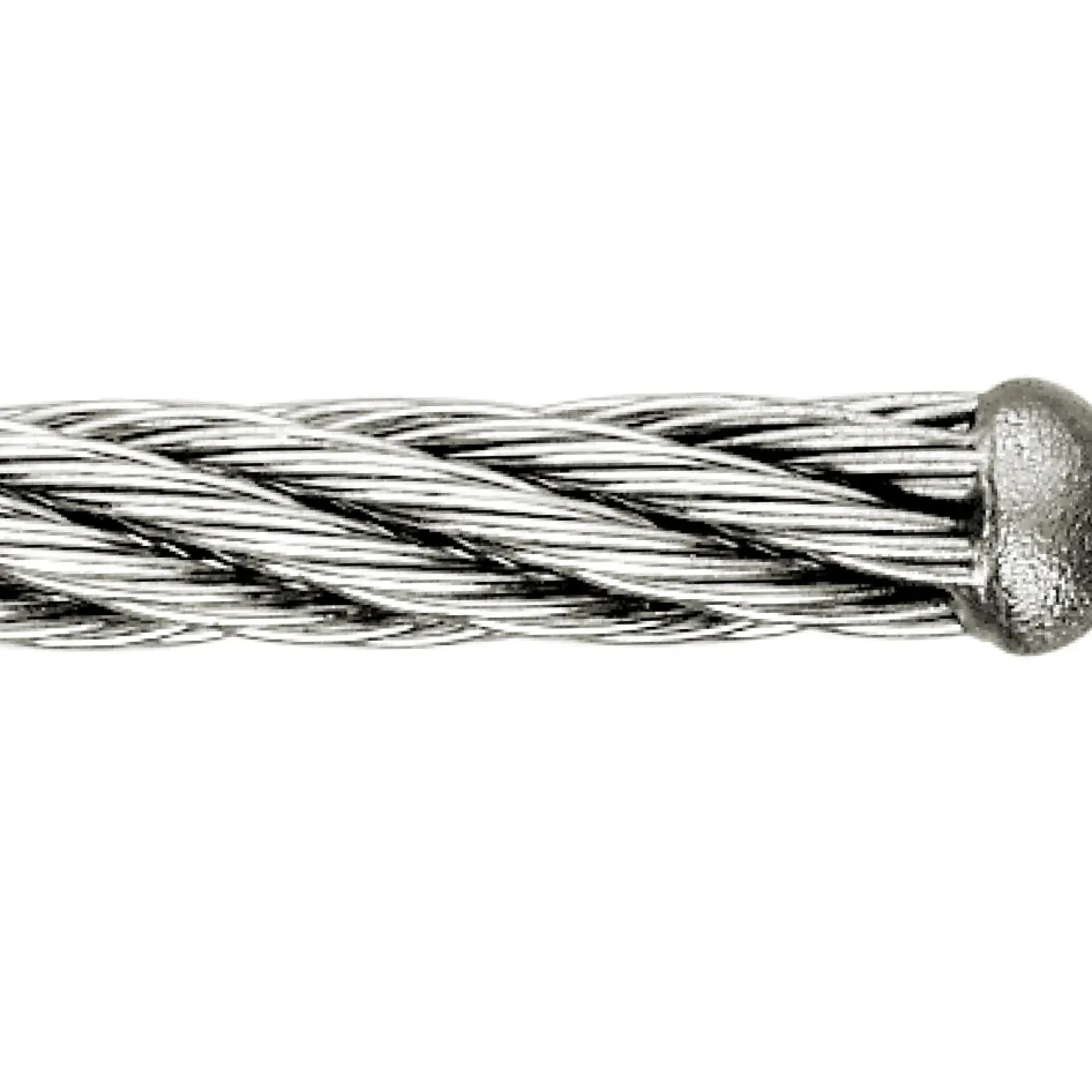 Welded rope end