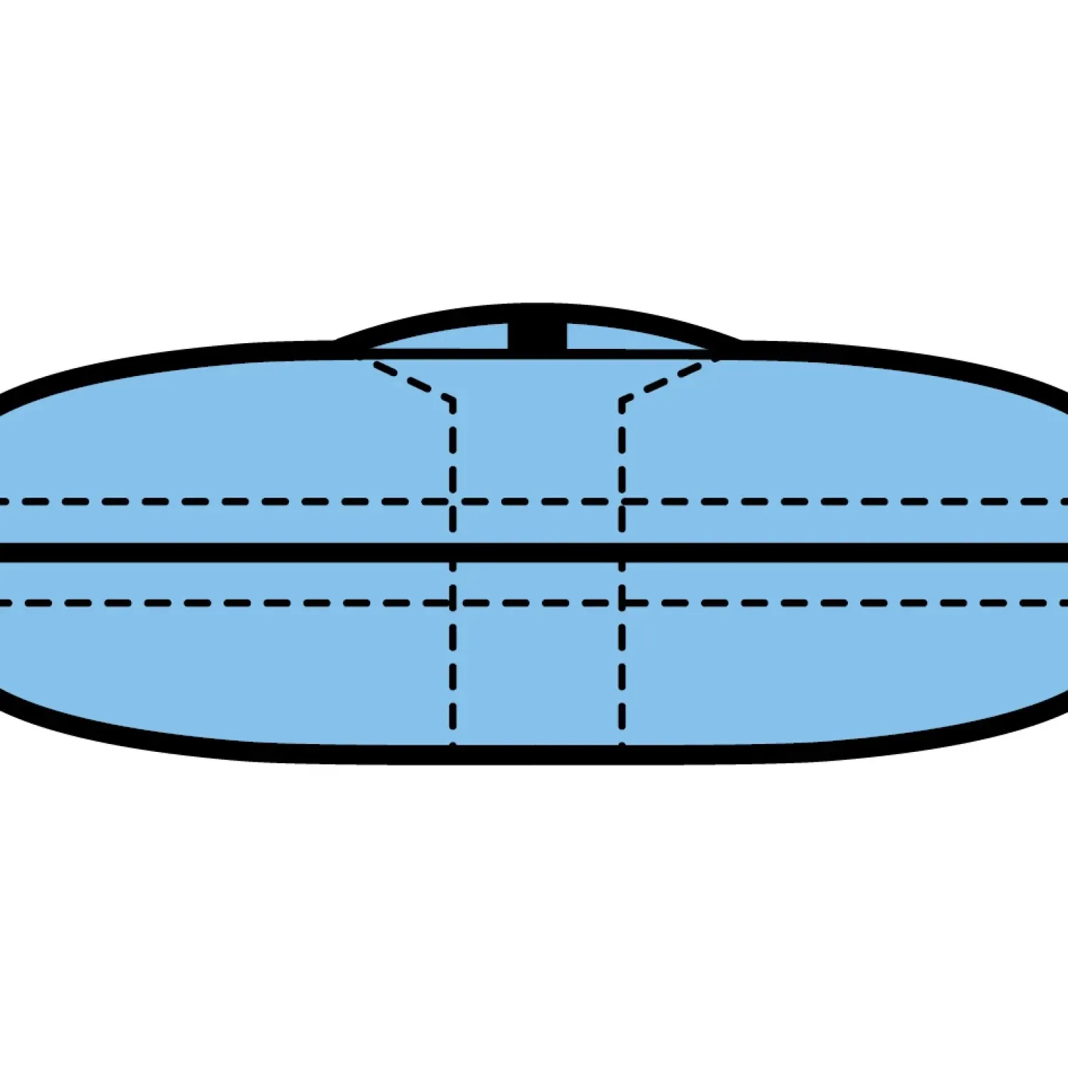 Wire rope clamp oval