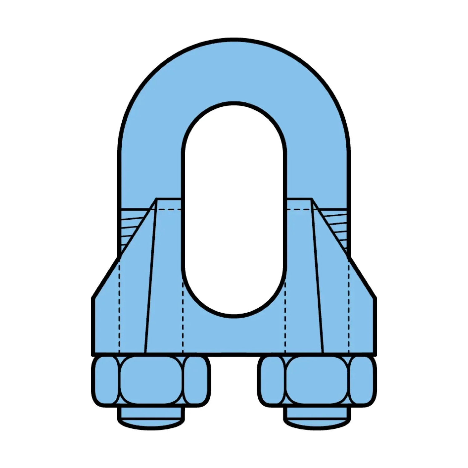 Wire rope clip früher DIN 741
