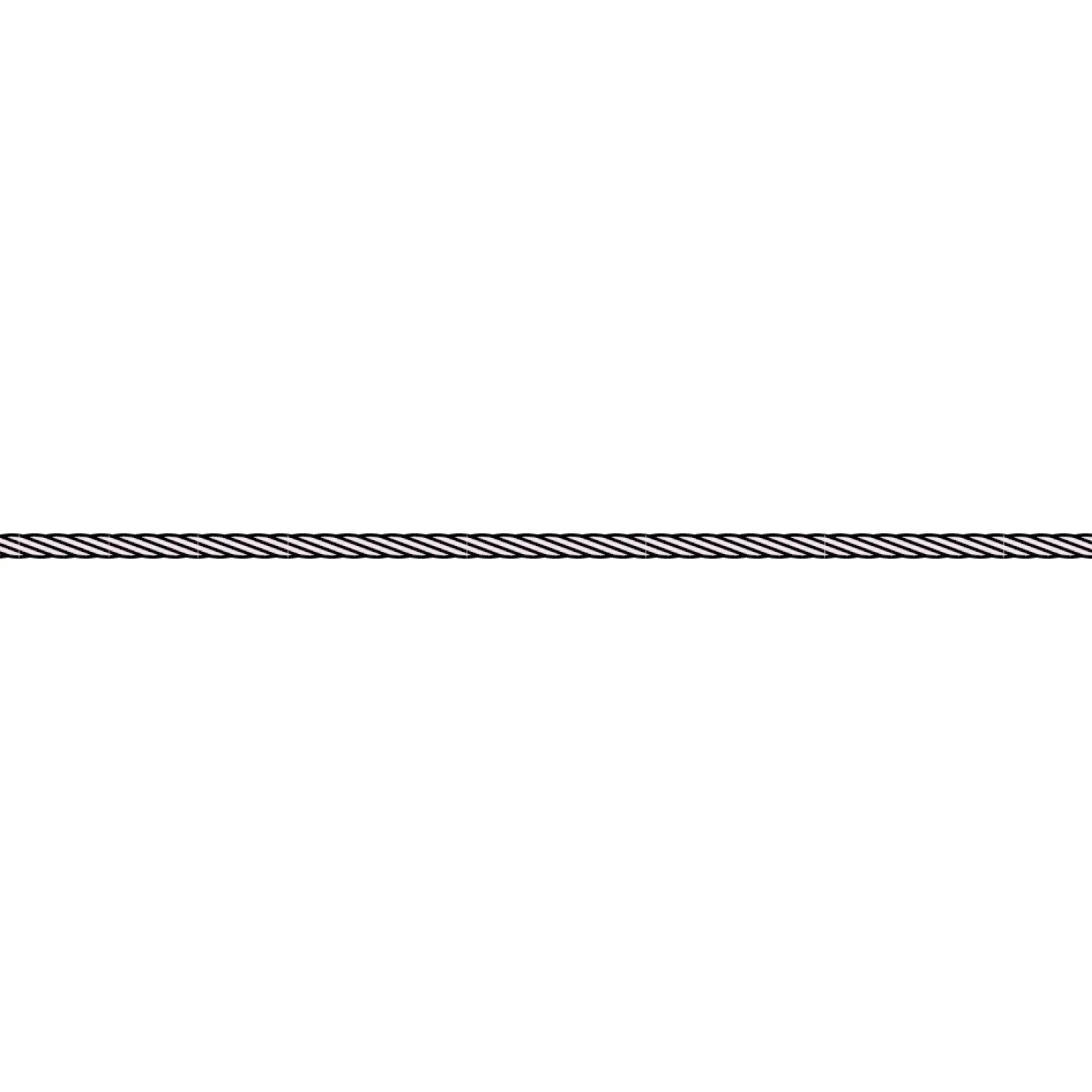 Wire rope sling loop with galvanized thimble on both ends compressed