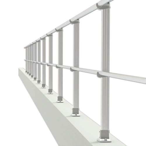 Parapet Guardrail System | 828 Cable System Inc