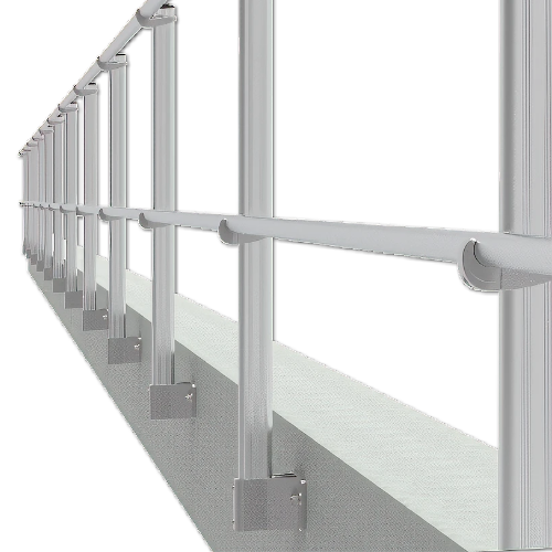 Inclined Free Standing Guardrail