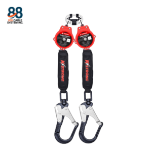 Double Leg Micron SRL 2 Meter with Aluminum Scaffold Hook