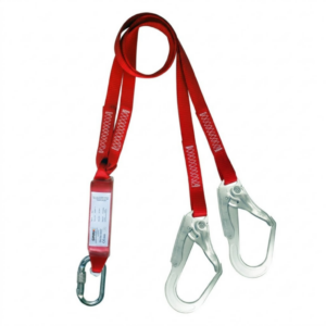 Basix Double Hook Lanyard with Shock Absorber